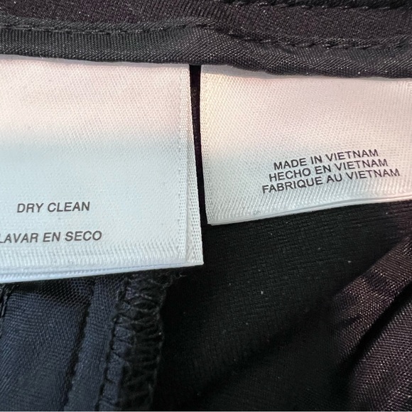 Anne Klein Black Stretch Knit Pants Classic Trousers NWOT - Picture 7 of 9